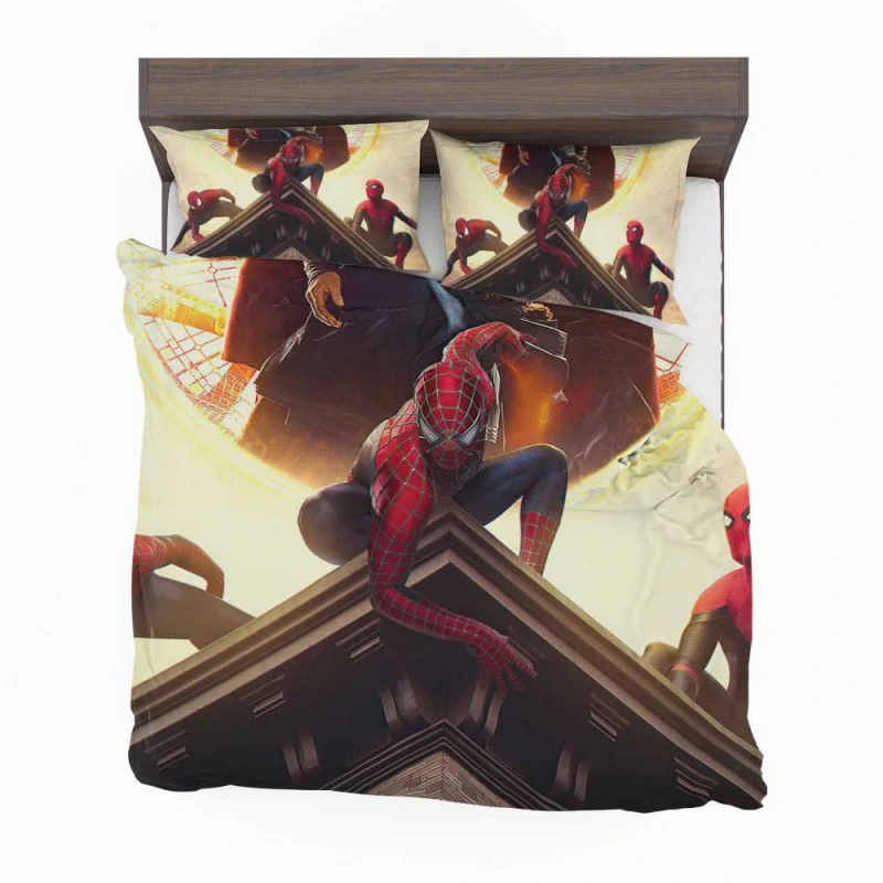 Alternative view of Spider-Man No Way Home Movie Peter Parker Bedding Set - Custom Bedding Set