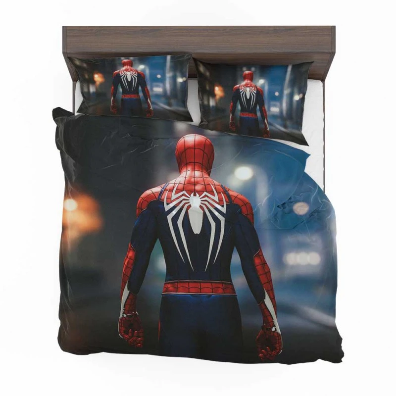 Alternative view of Spider-Man PS4 Advanced Suit Bedding Set - Custom Bedding Set