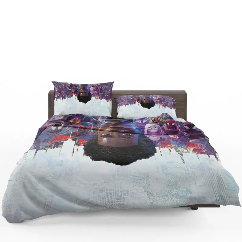 SpiderMan Across The Spider Verse Marvel Bedding Set - Custom Bedding Set
