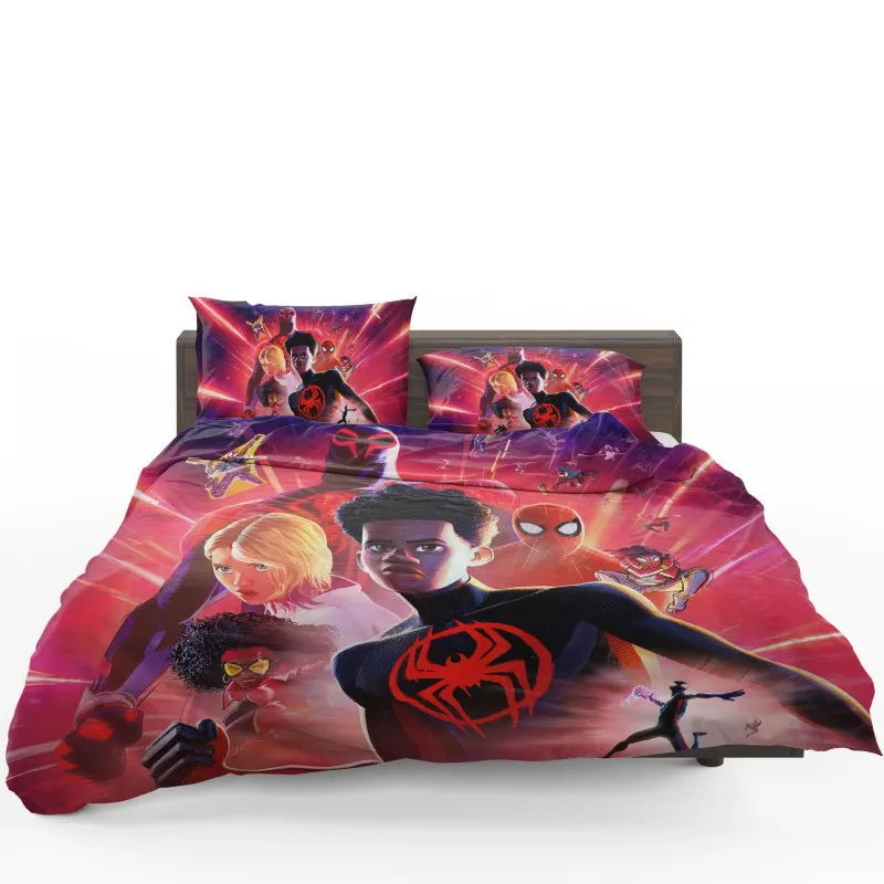 SpiderMan Multiverse Odyssey Bedding Set - Custom Bedding Set