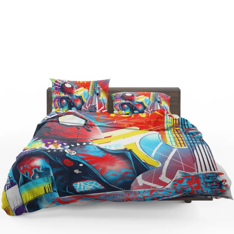 SpiderPunk Rocking Hero Bedding Set - Custom Bedding Set