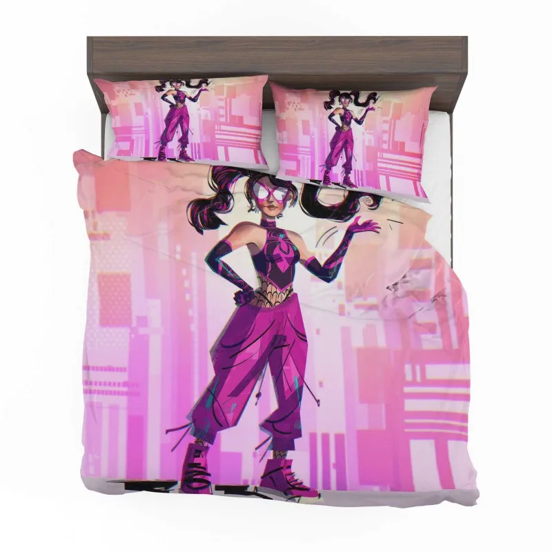 Alternative view of SpiderWoman Mayhem Unleashed Bedding Set - Custom Bedding Set