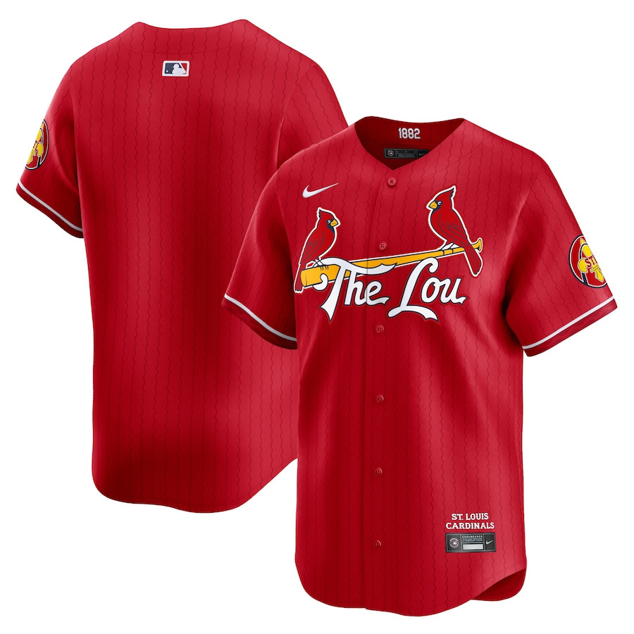 St. Louis Cardinals 2024 City Connect Limited Men Baseball Jersey - Red 