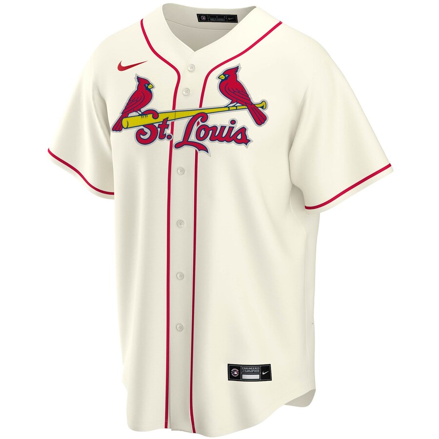 Alternative view of St. Louis Cardinals Alternate 2020 Replica Team Baseball Jersey ÃƒÂ¢Ã¢â€šÂ¬Ã¢â‚¬Å“ Cream