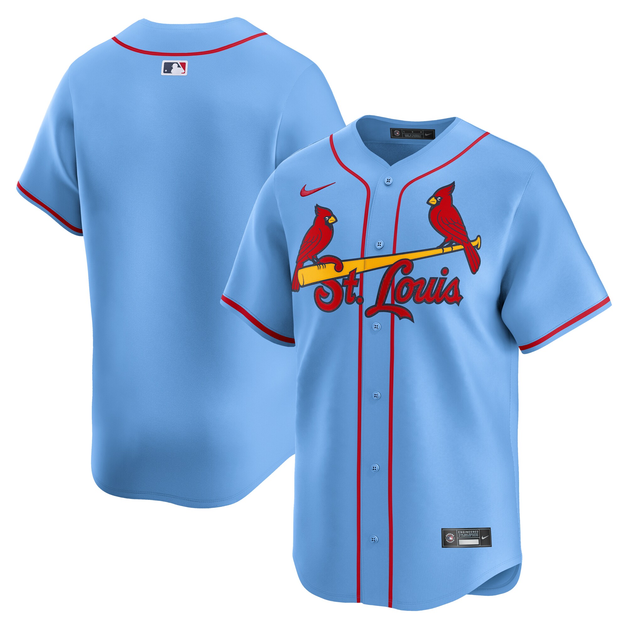 St. Louis Cardinals Alternate Limited Baseball JerseyÃƒâ€šÃ‚Â ÃƒÂ¢Ã¢â€šÂ¬Ã¢â‚¬Å“ Light Blue