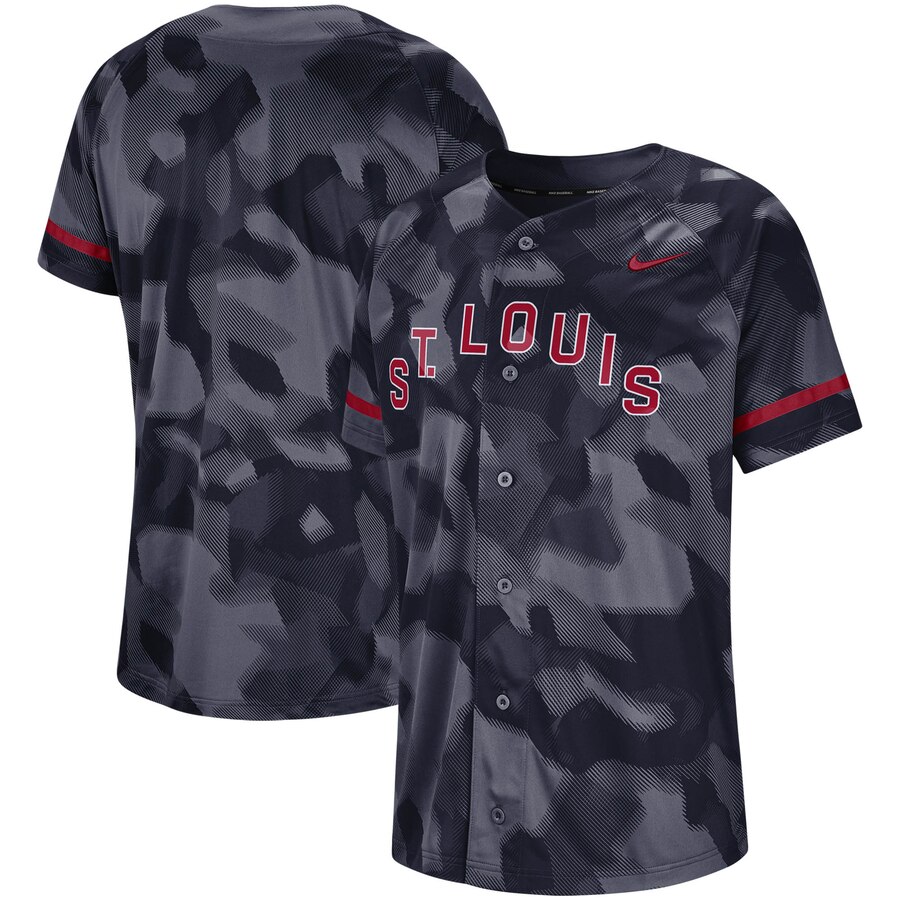St. Louis Cardinals Camo Baseball Jersey – Navy