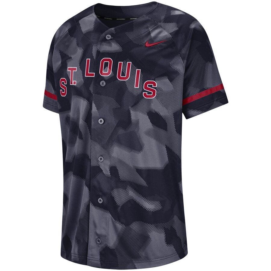 Alternative view of St. Louis Cardinals Camo Baseball Jersey – Navy