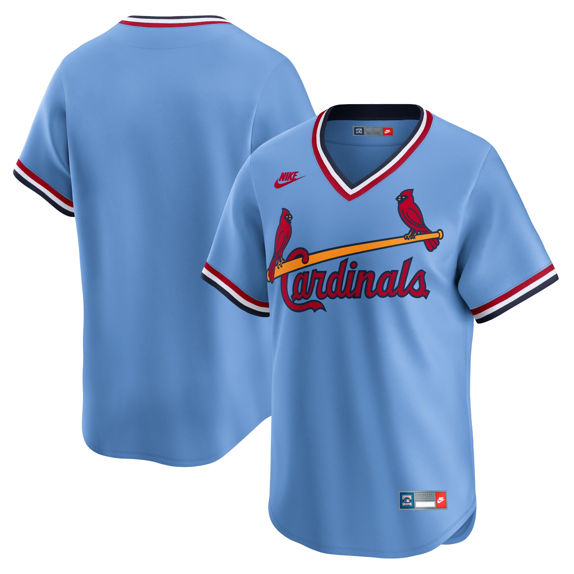 St. Louis Cardinals Cooperstown Collection Limited Baseball Jersey - Light Blue
