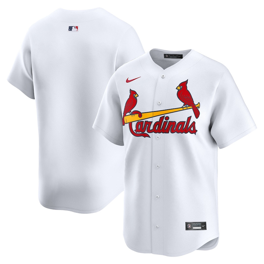 St. Louis Cardinals Home Limited Men Baseball Jersey - White 