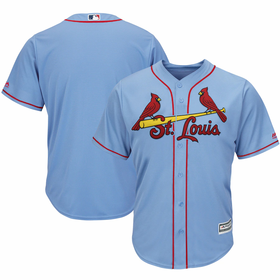 St. Louis Cardinals Majestic Alternate Cool Base Team Baseball Jersey - Horizon Blue