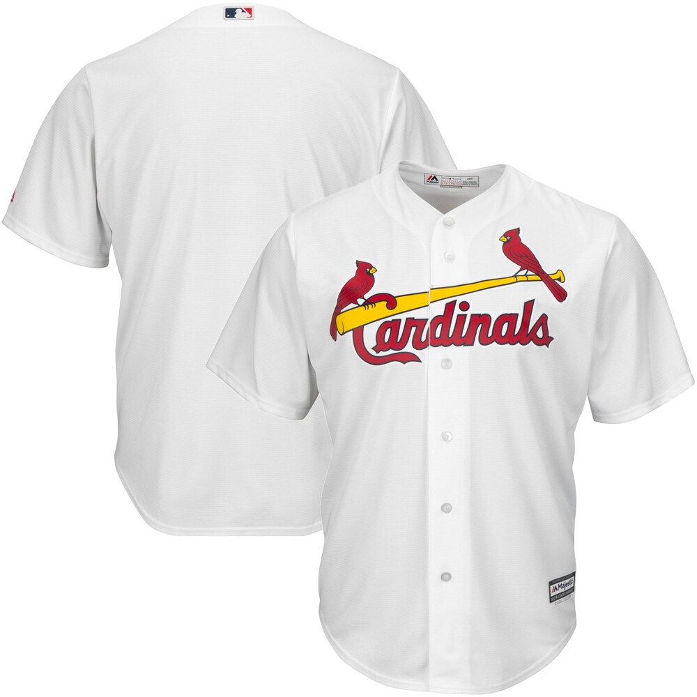 St. Louis Cardinals Majestic Big & Tall Cool Base Team Baseball Jersey - White