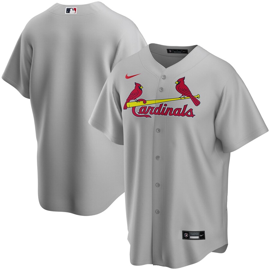 St. Louis Cardinals Road 2020 Replica Team Baseball Jersey ÃƒÂ¢Ã¢â€šÂ¬Ã¢â‚¬Å“ Gray