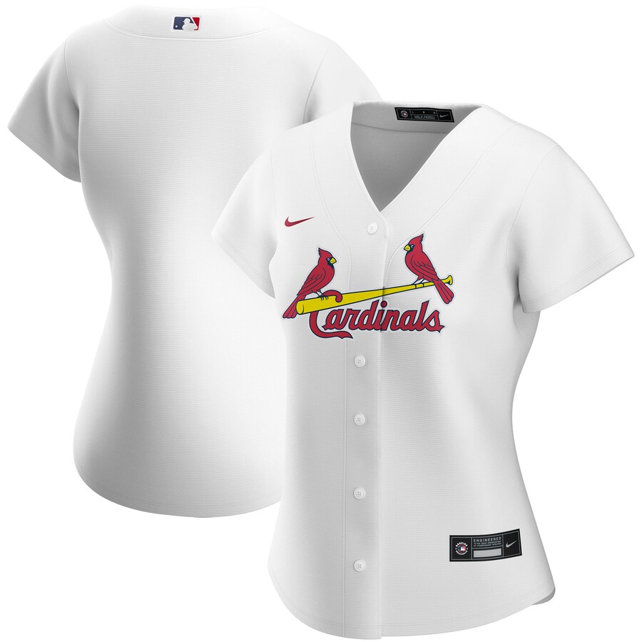 St. Louis Cardinals Women's Home 2020 Replica Baseball Jersey ÃƒÂ¢Ã¢â€šÂ¬Ã¢â‚¬Å“ White