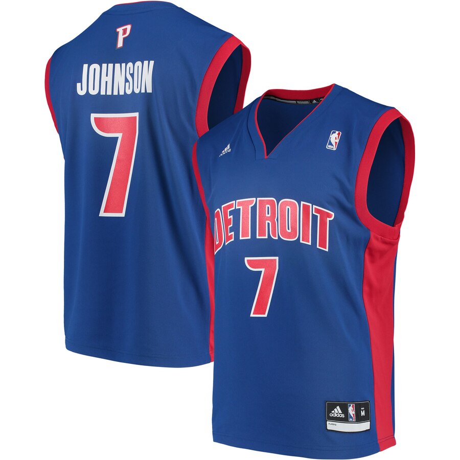Stanley Johnson Detroit Pistons Adidas Road Replica Basketball Jersey - Blue