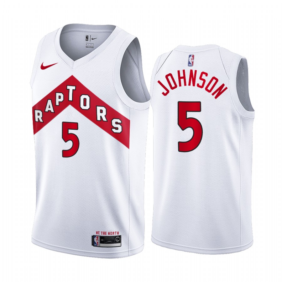 Stanley Johnson Toronto Raptors White Association Edition 2020-21 Basketball Jersey