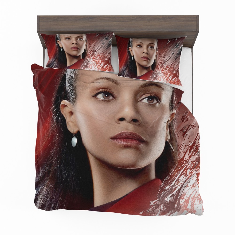 Alternative view of Star Trek Beyond Movie Nyota Uhura Star Trek Beyond Zoe Saldana Bedding Set - Custom Bedding Set