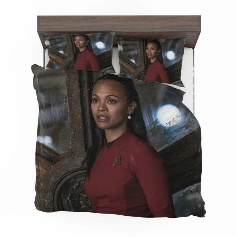 Alternative view of Star Trek Beyond Movie Nyota Uhura Zoe Saldana Bedding Set - Custom Bedding Set