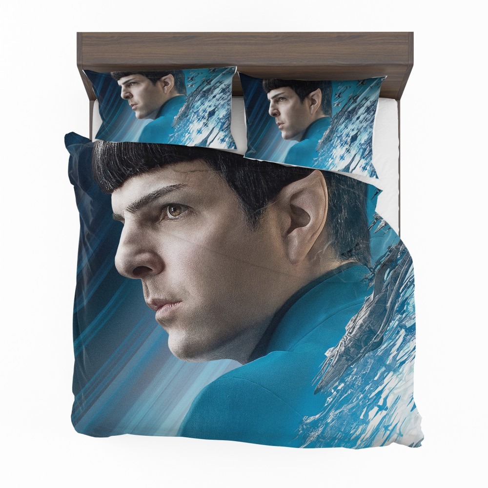 Alternative view of Star Trek Beyond Movie Spock Zachary Quinto Bedding Set - Custom Bedding Set