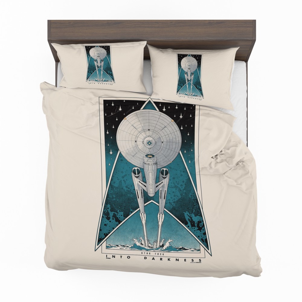 Alternative view of Star Trek Into Darkness Movie Starship USS Enterprise NCC-1701 Bedding Set - Custom Bedding Set