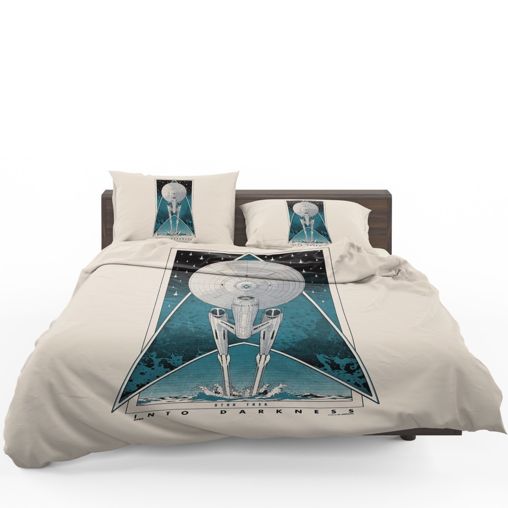 Star Trek Into Darkness Movie Starship USS Enterprise NCC-1701 Bedding Set - Custom Bedding Set
