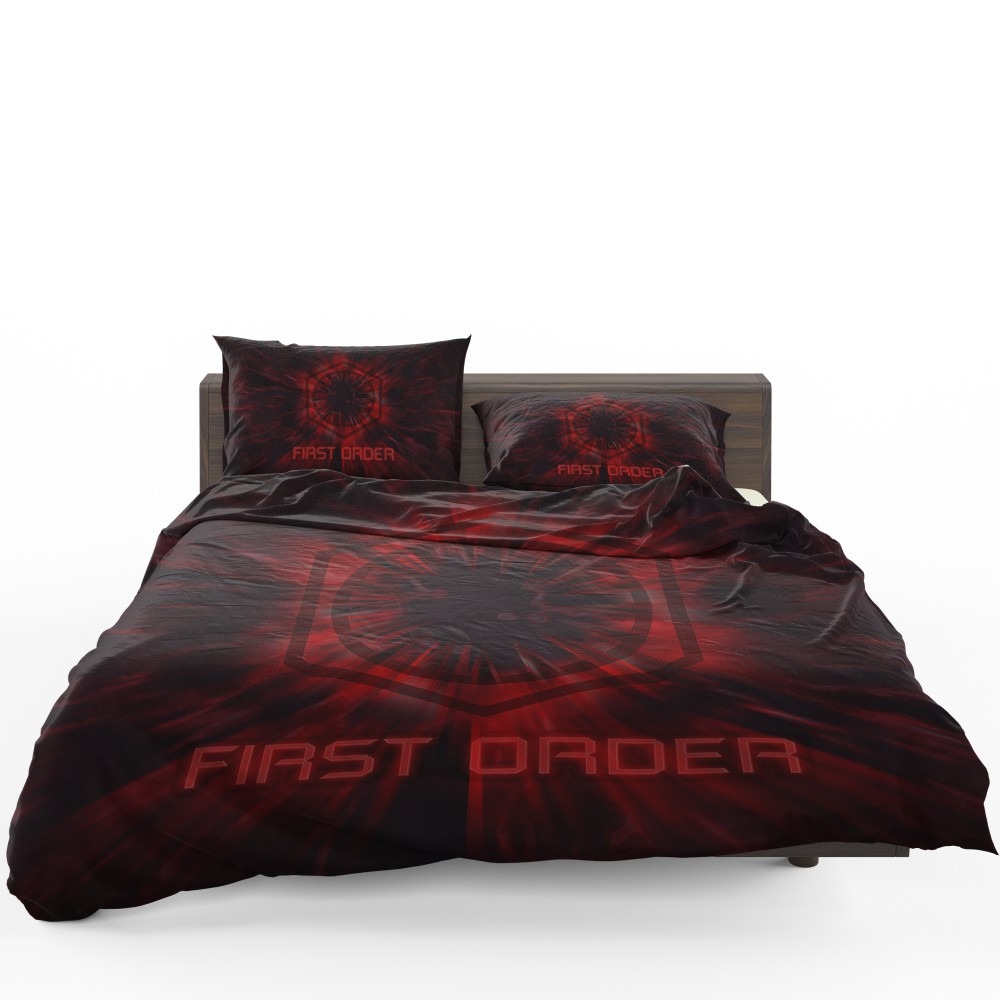 Star Wars Movie Black First Order Red Bedding Set - Custom Bedding Set