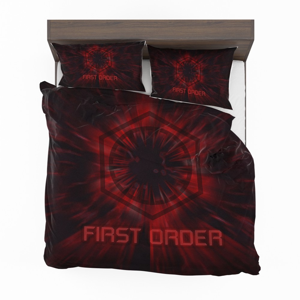 Alternative view of Star Wars Movie Black First Order Red Bedding Set - Custom Bedding Set