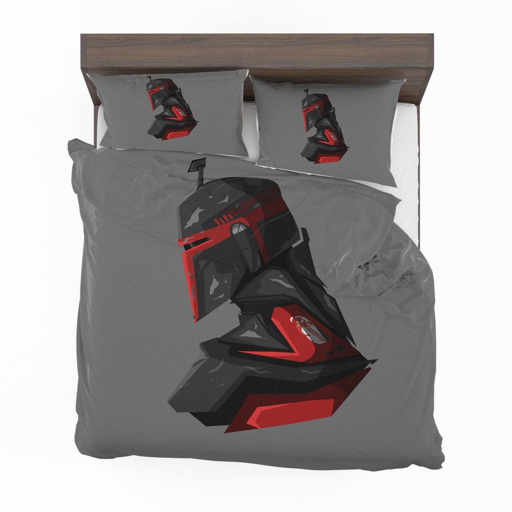 Alternative view of Star Wars Movie Boba Fett Jeremy Bulloch Bedding Set - Custom Bedding Set