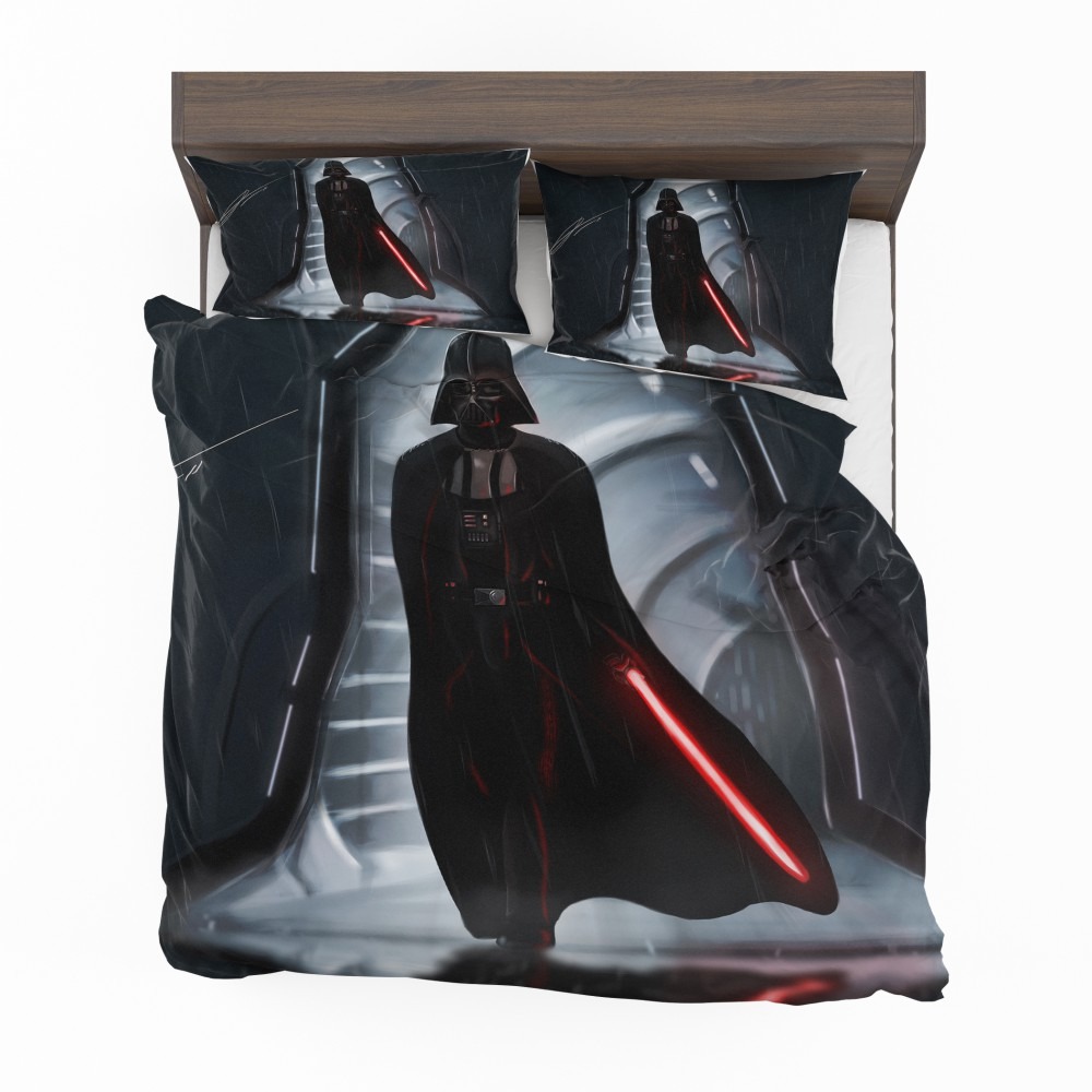 Alternative view of Star Wars Movie Darth Vader Lightsaber Bedding Set - Custom Bedding Set