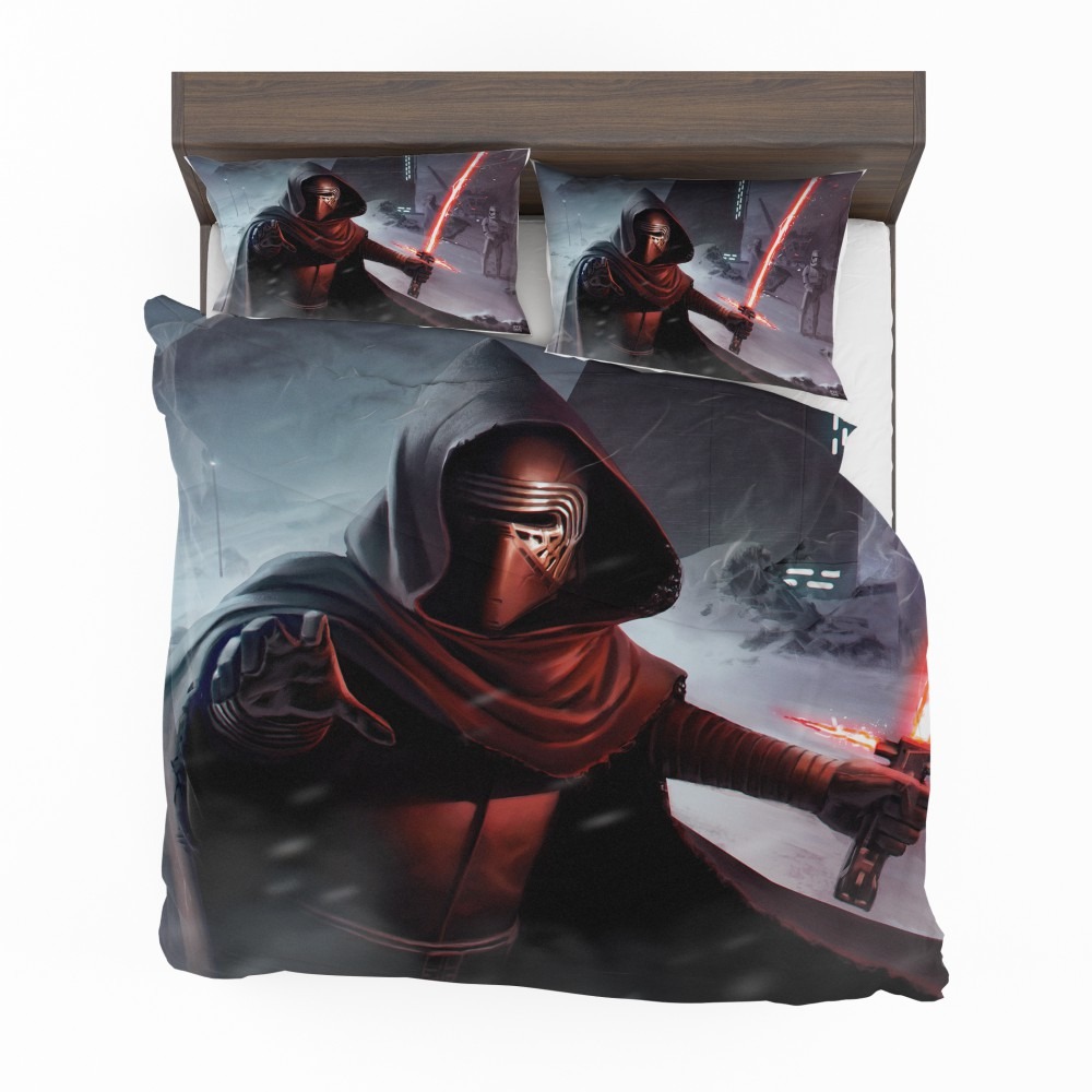 Alternative view of Star Wars Movie Kylo Ren Lightsaber Stormtrooper Bedding Set - Custom Bedding Set