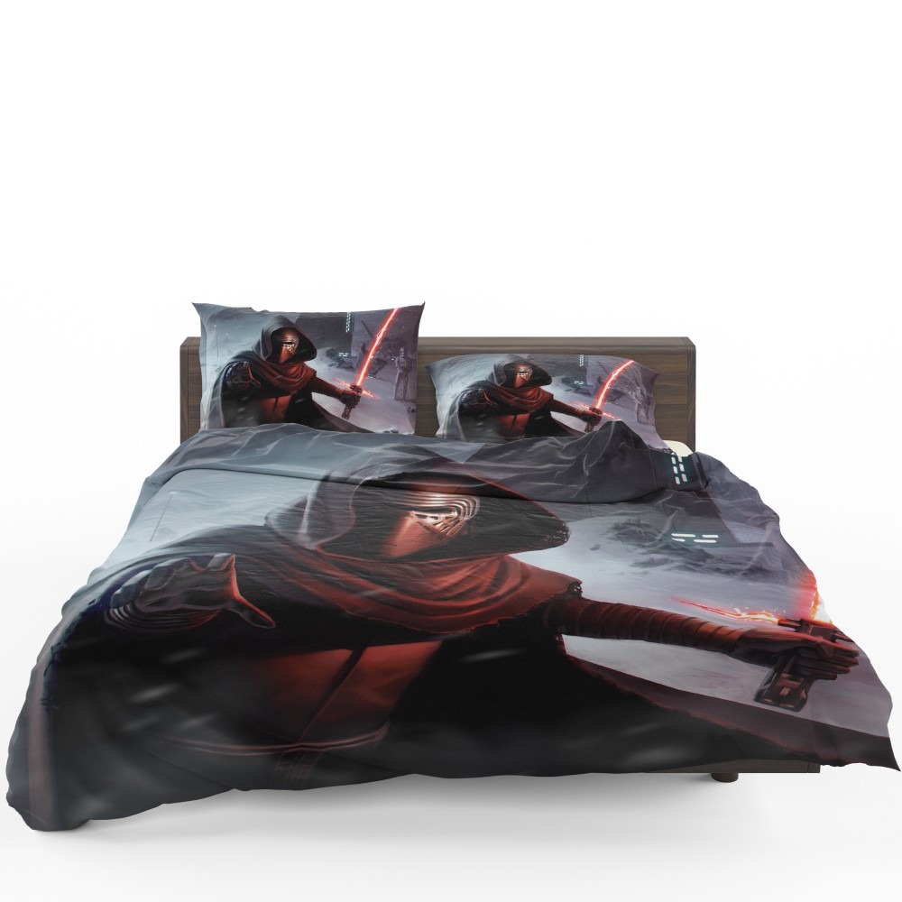 Star Wars Movie Kylo Ren Lightsaber Stormtrooper Bedding Set - Custom Bedding Set