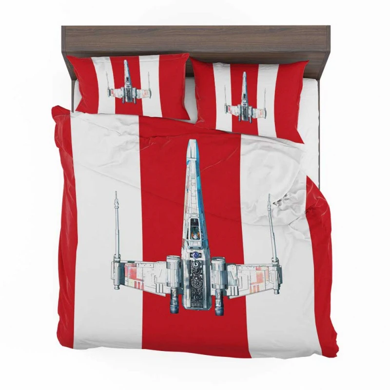 Alternative view of Star Wars Movie X-wing Starfighter Bedding Set - Custom Bedding Set