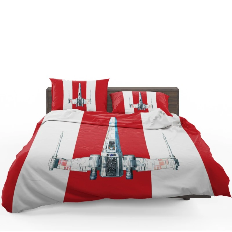 Star Wars Movie X-wing Starfighter Bedding Set - Custom Bedding Set