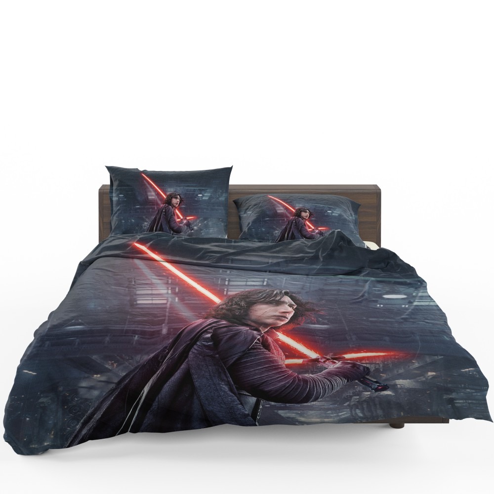 Star Wars The Last Jedi Movie Adam Driver Kylo Ren Bedding Set - Custom Bedding Set
