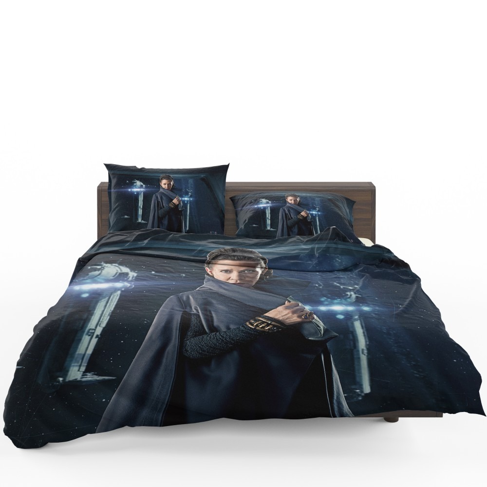 Star Wars The Last Jedi Movie Carrie Fisher Leia Organa Bedding Set - Custom Bedding Set