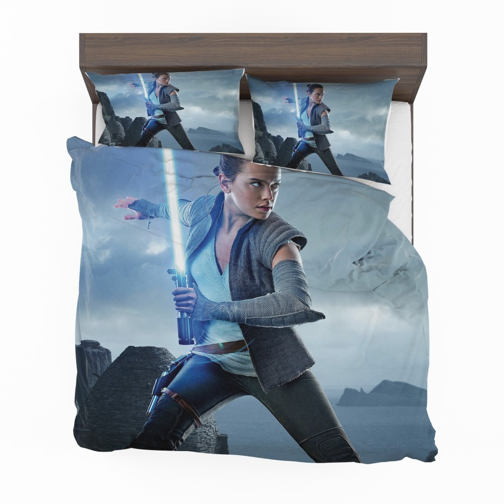 Alternative view of Star Wars The Last Jedi Movie Daisy Ridley Jedi Rey Star Wars Bedding Set - Custom Bedding Set