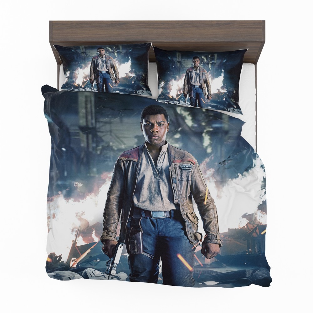 Alternative view of Star Wars The Last Jedi Movie Finn John Boyega Bedding Set - Custom Bedding Set