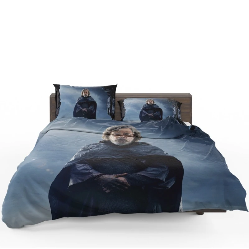 Star Wars The Last Jedi Movie Mark Hamill Luke Skywalker Bedding Set - Custom Bedding Set