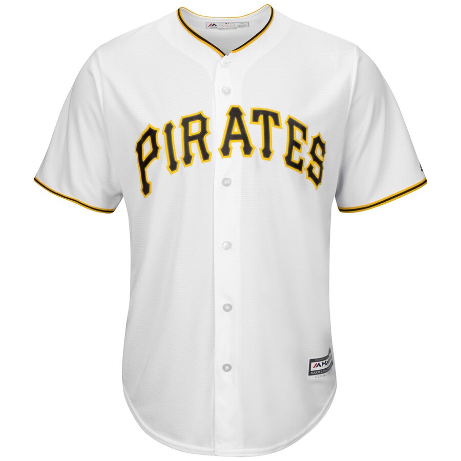 Alternative view of Starling Marte Pittsburgh Pirates Majestic Cool Base Player Baseball Jersey - White