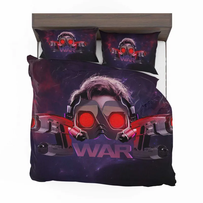 Alternative view of StarLord Guardians Of The Galaxys Cosmic Quest Bedding Set - Custom Bedding Set