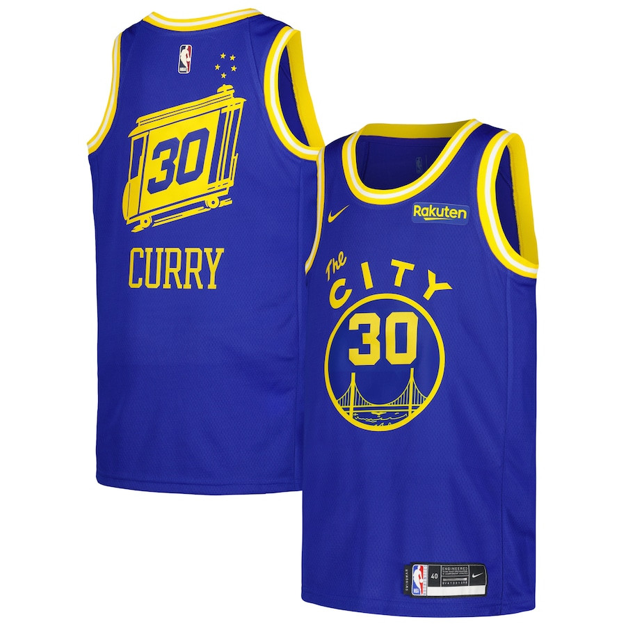 Stephen Curry 30 Golden State Warriors Swingman Men Basketball Jersey - Classic Edition - Royal - JS210 