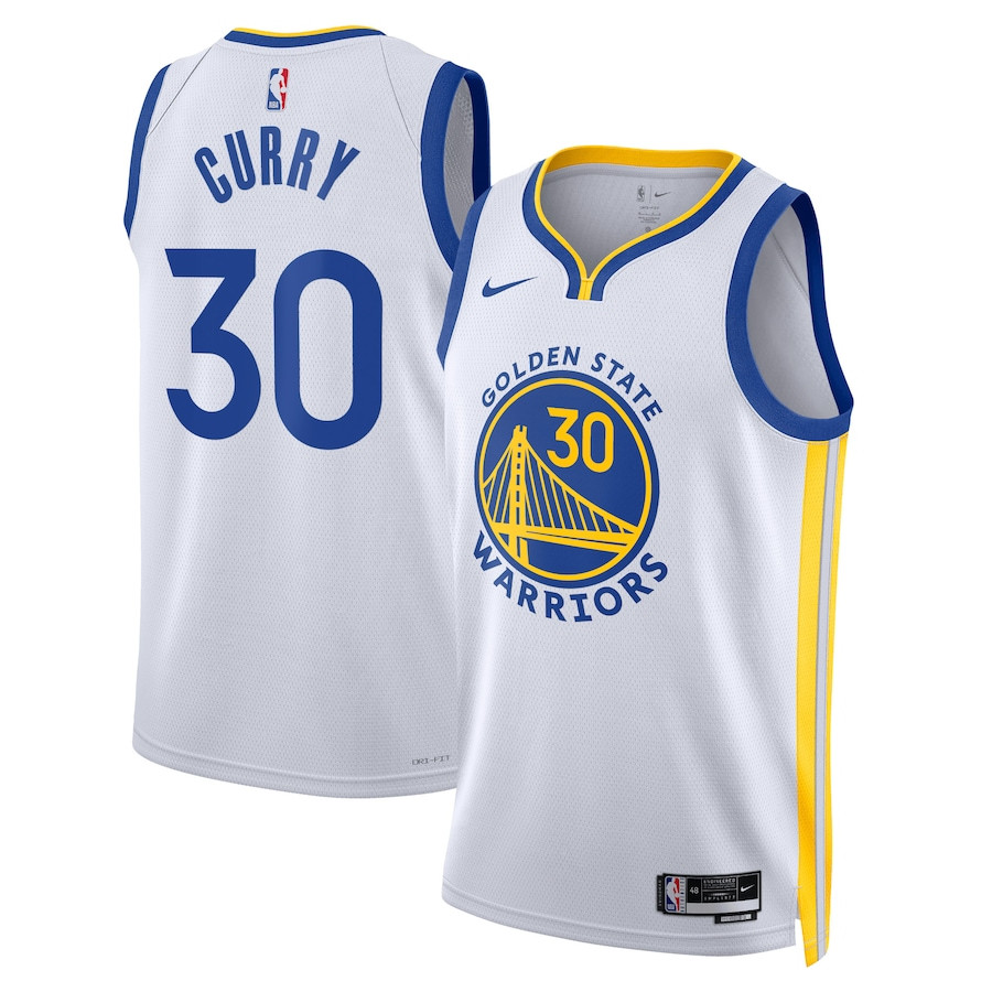 Stephen Curry 30 Golden State Warriors Unisex Swingman Basketball Jersey - Association Edition - White - JS295 