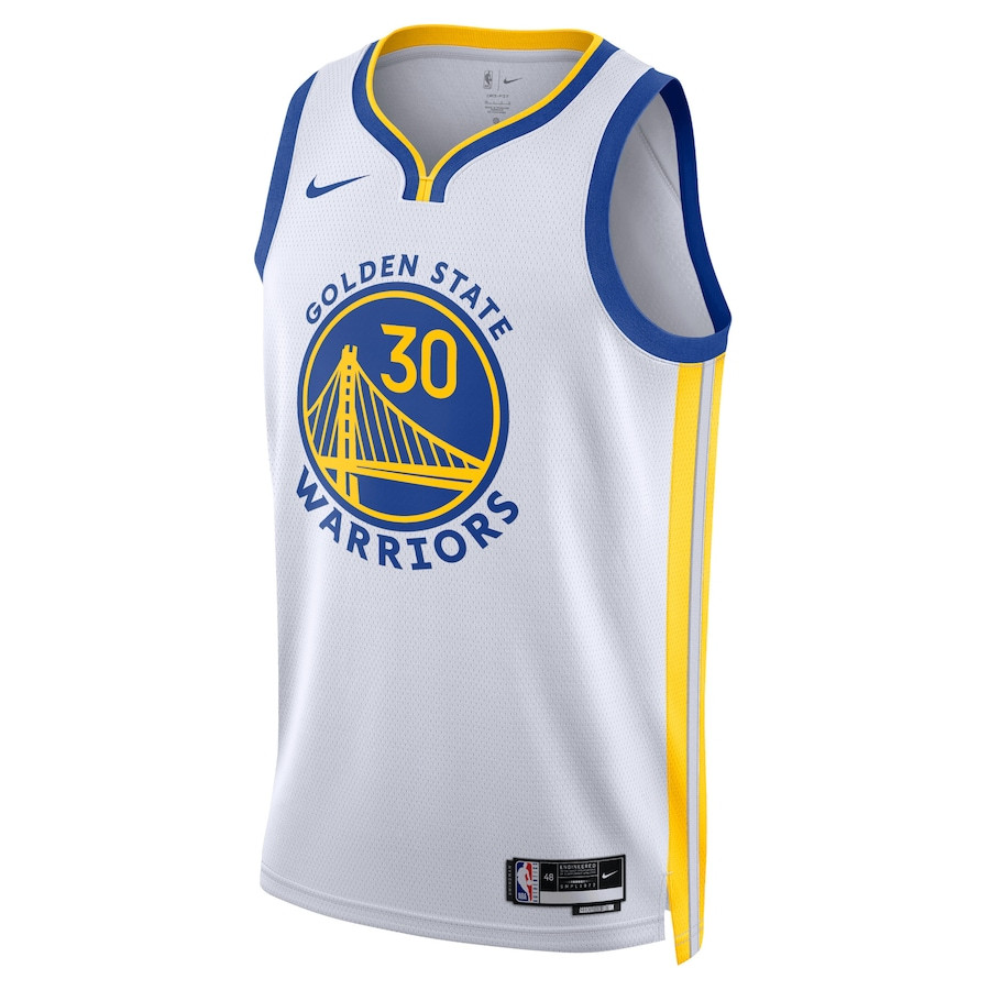 Alternative view of Stephen Curry 30 Golden State Warriors Unisex Swingman Basketball Jersey - Association Edition - White - JS295 
