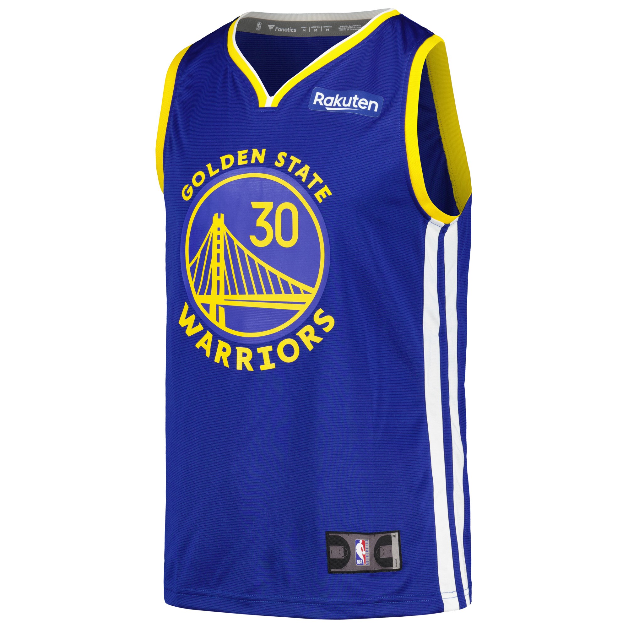 Alternative view of Stephen Curry Golden State Warriors Fanatics Fast Break Player Badge Basketball Jersey - Royal