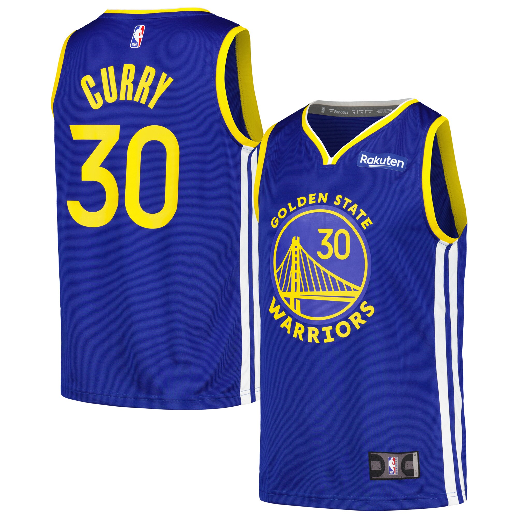 Stephen Curry Golden State Warriors Fanatics Fast Break Player Badge Basketball Jersey - Royal