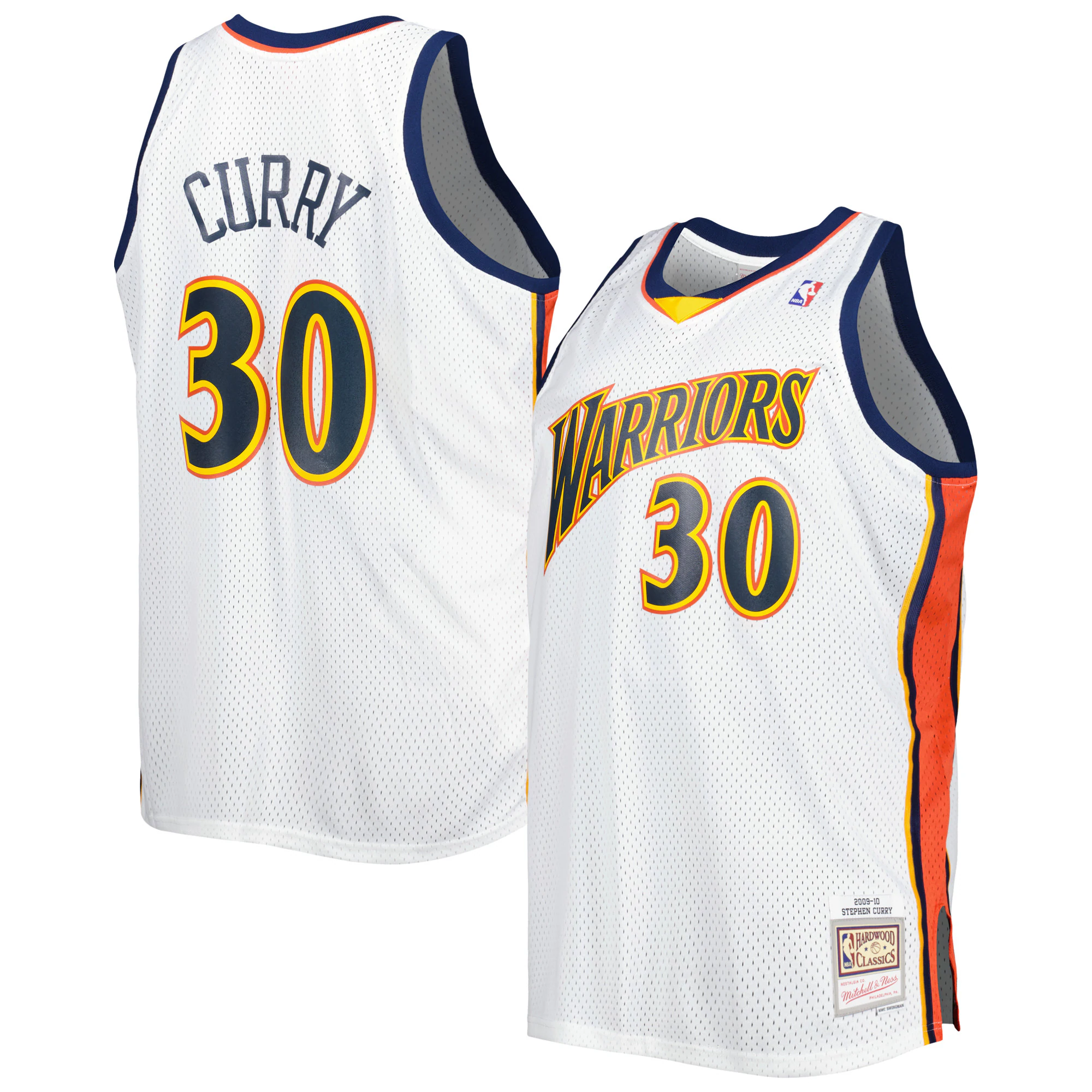 Stephen Curry Golden State Warriors Mitchell & Ness Big & Tall Hardwood Classics 2008/09 Swingman Basketball Jersey - White