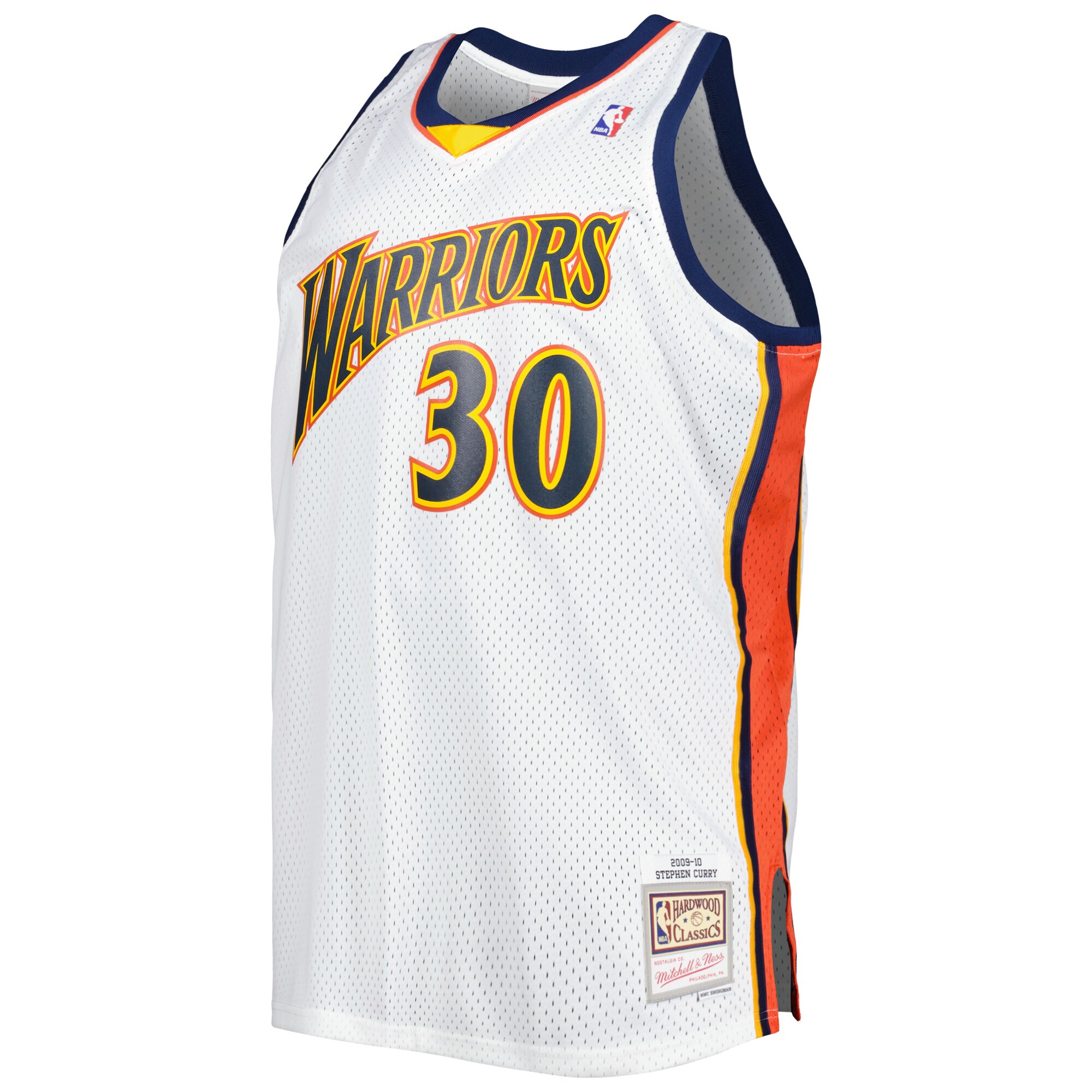 Alternative view of Stephen Curry Golden State Warriors Mitchell & Ness Big & Tall Hardwood Classics 2008/09 Swingman Basketball Jersey - White