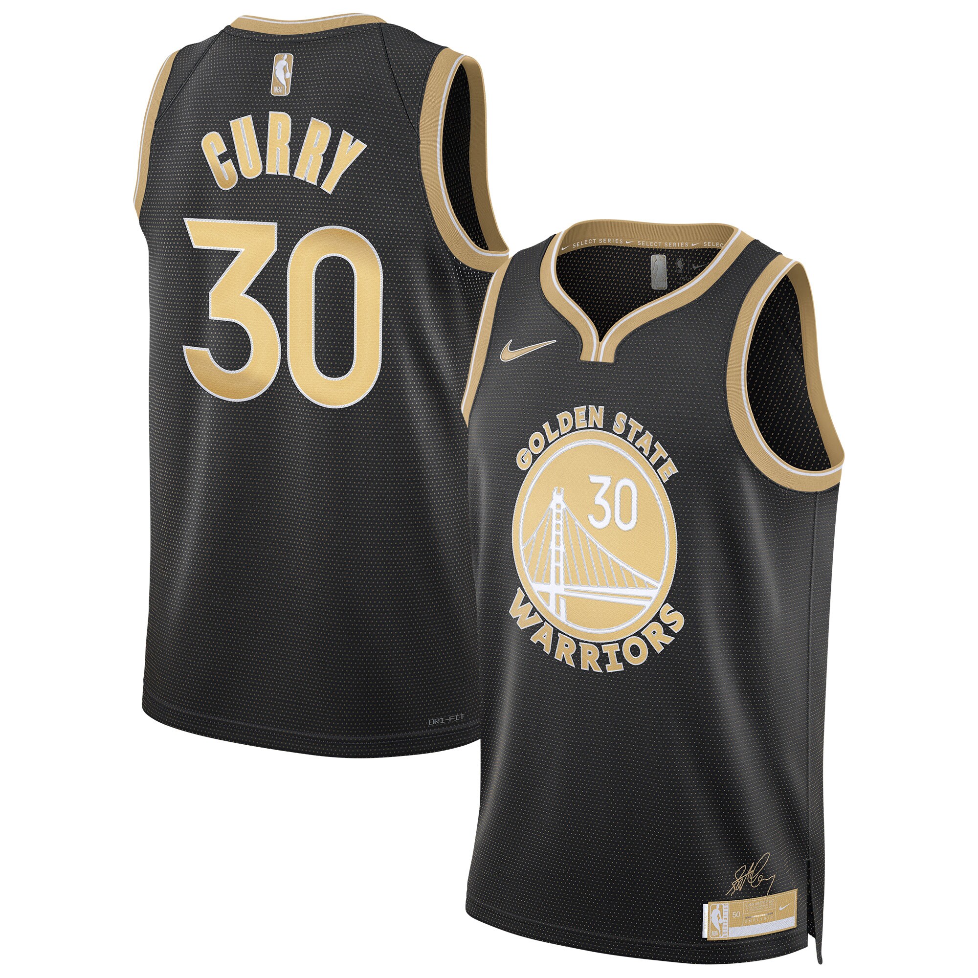 Stephen Curry Golden State Warriors Unisex Select Series Swingman Basketball JerseyÃƒâ€šÃ‚Â ÃƒÂ¢Ã¢â€šÂ¬Ã¢â‚¬Å“ Black