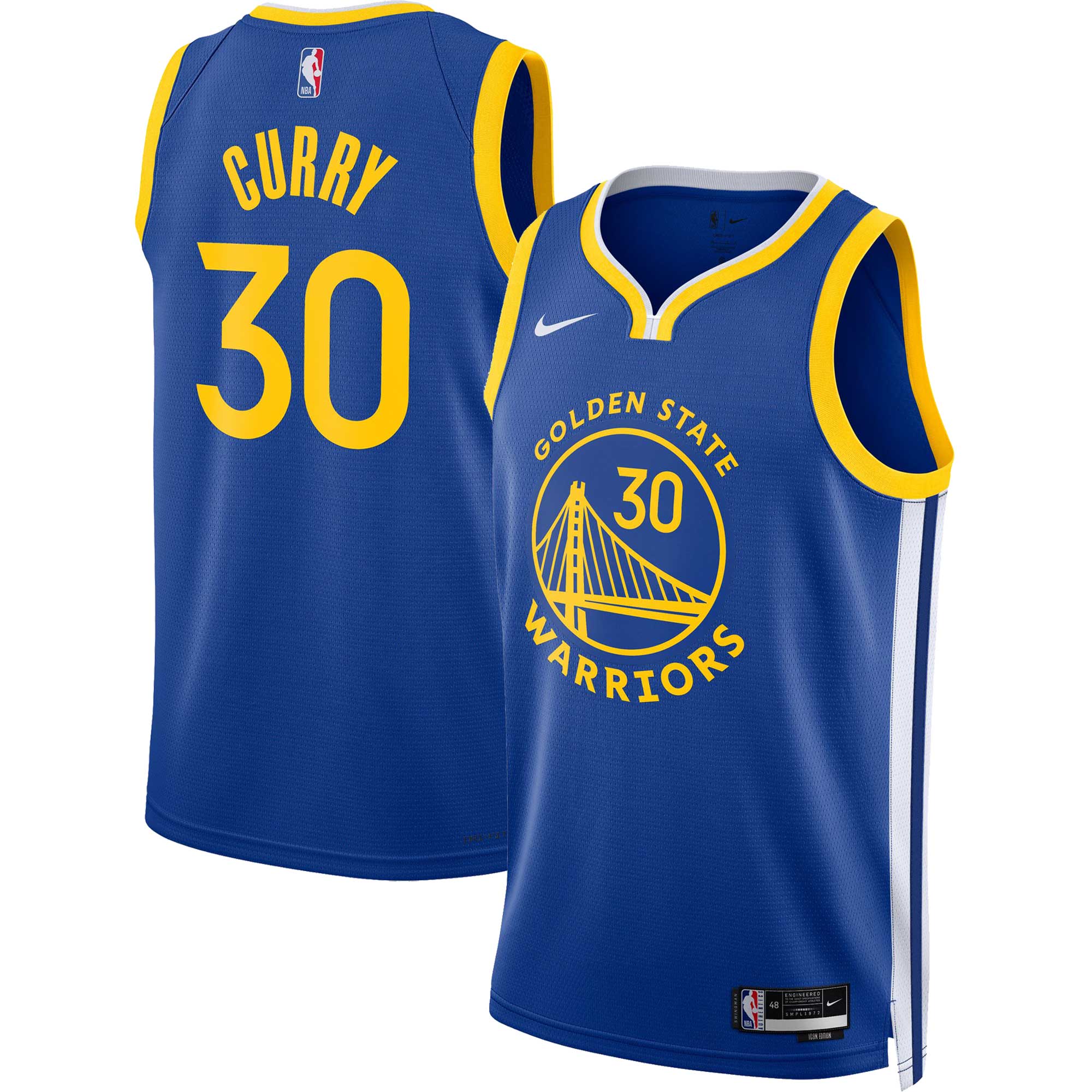 Stephen Curry Golden State Warriors Unisex Swingman Basketball Jersey - Icon Edition - Royal