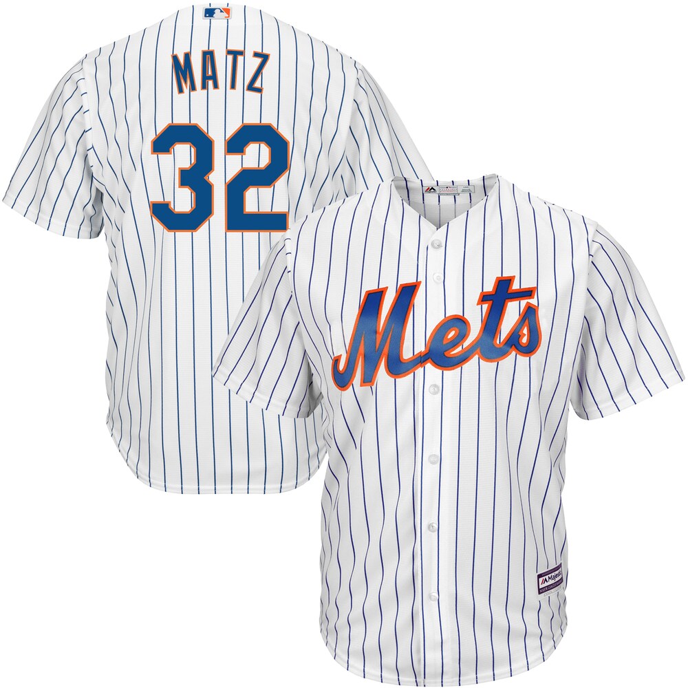 Steven Matz New York Mets Majestic Official Cool Base Player Baseball Jersey - White