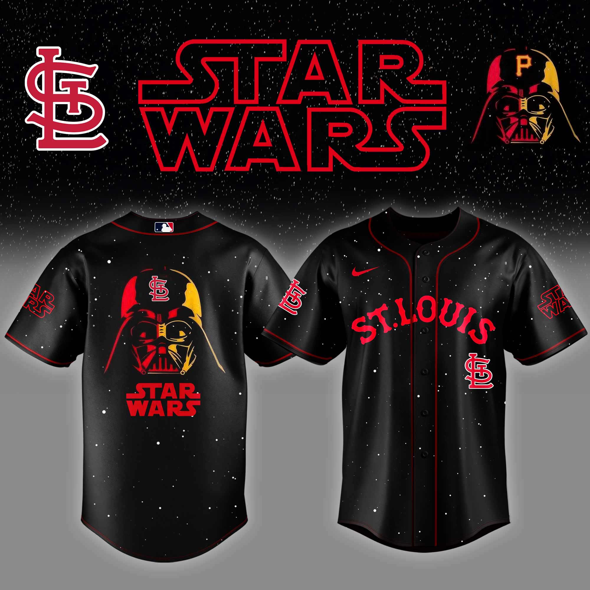 St.louis Cardinals X Star Wars Night Custom Baseball Jersey